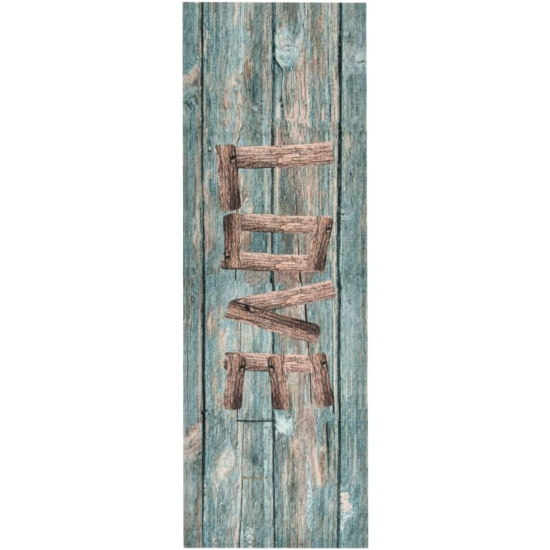 foto del prodotto tappetino da cucina lavabile love 45x150 cm vidaxl