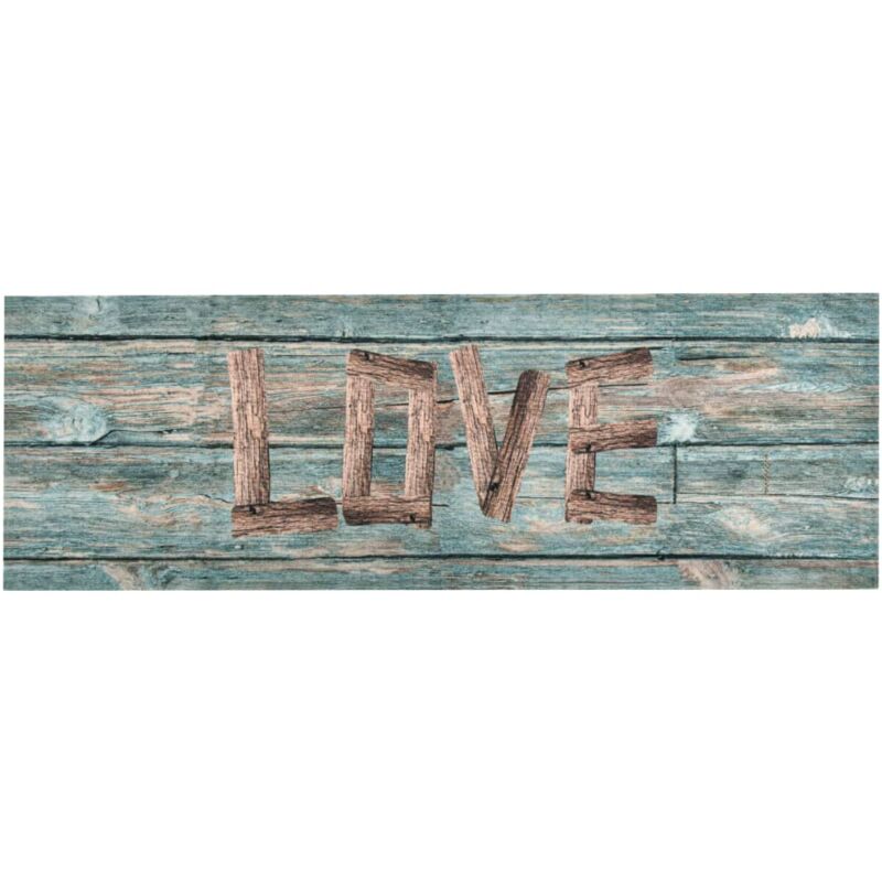 foto del prodotto tappetino da cucina lavabile love 60x300 cm vidaxl