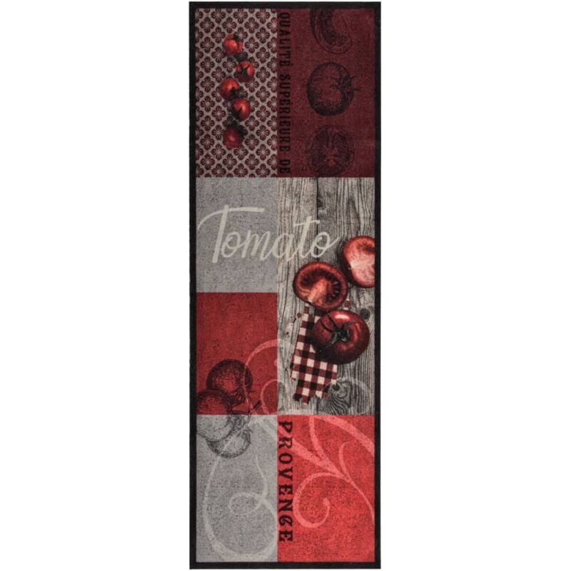 foto del prodotto tappetino da cucina lavabile pomodori 45x150 cm vidaxl