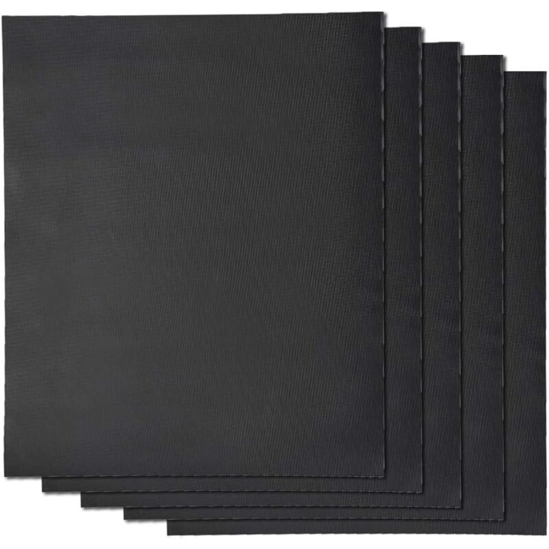 foto del prodotto tappetino da cucina per barbecue x5 set di 5 tappetini grill xl 50x40 cm riutilizzabili antiaderenti fogli per forno a gas elettrico barbecue a