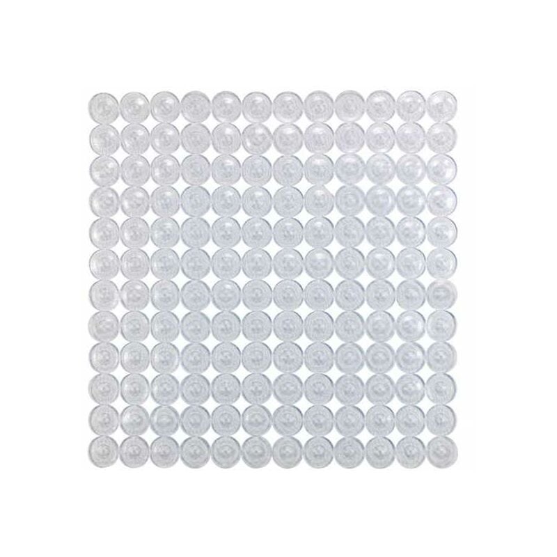 foto del prodotto tappetino da doccia belem antiscivolo, base per doccia con ventose, pvc, 54x54 cm, trasparente wenko