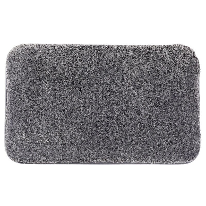 foto del prodotto tappetino da doccia extra spesso per bagno, tappetino lavabile in lavatrice (grigio, 50x80cm)-1pz
