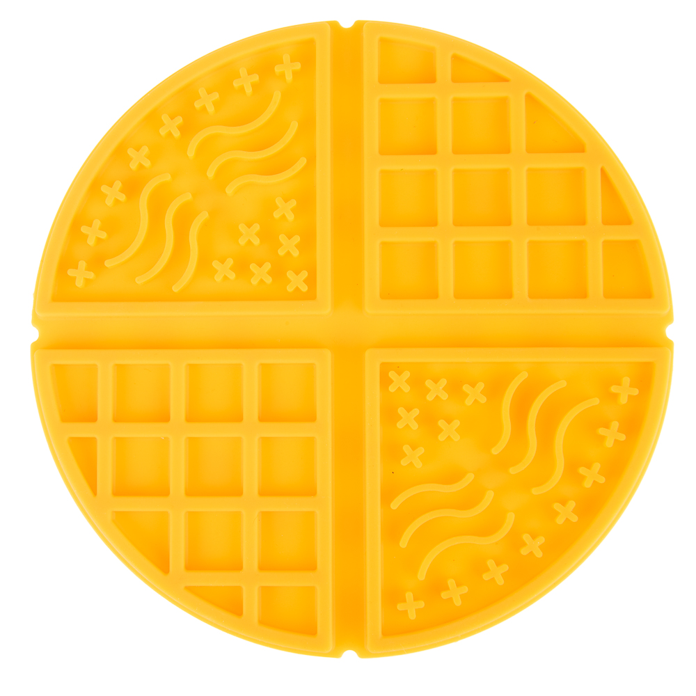 foto del prodotto tappetino da leccare waffle 19,5 x h 1 cm