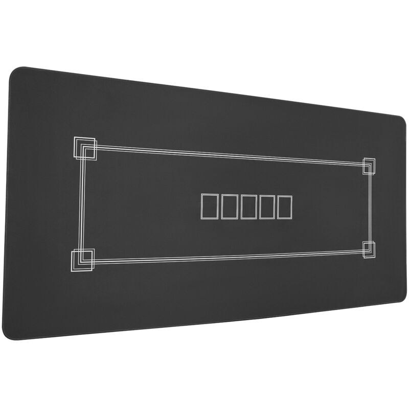 foto del prodotto tappetino da poker piano tavolo per giochi poker rettangolare 180x90 cm, 6 8 giocatori, piano tavolo da poker pieghevole con borsa per trasporto,