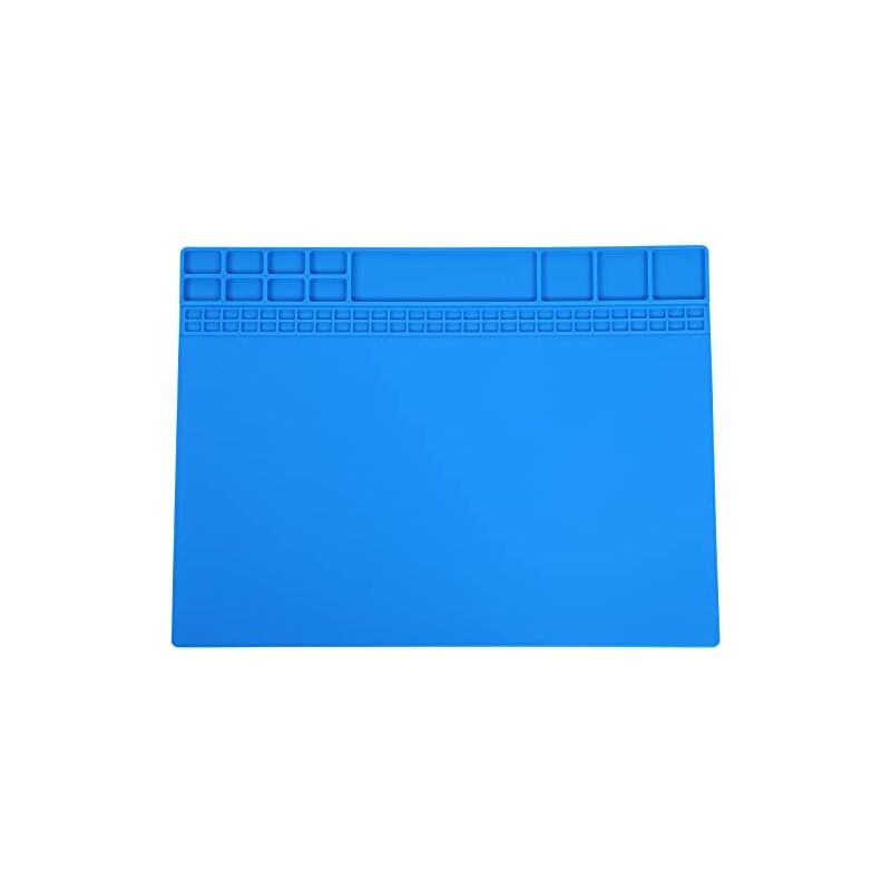foto del prodotto tappetino di riparazione magnetico, anti calore 500 932 f, tappetino di riparazione elettronico in silicone magnetico per stazione di saldatura