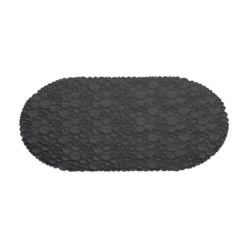 foto del prodotto tappetino doccia antiscivolo pvc bolle ovale nero