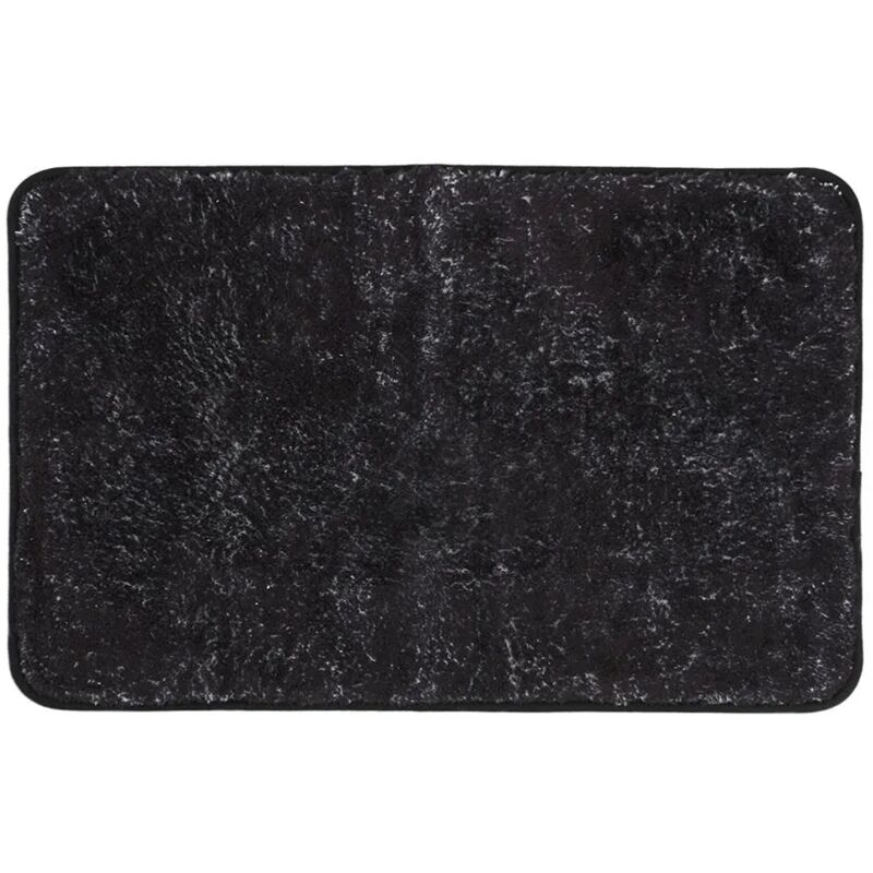 foto del prodotto tappetino doccia nero 40x60 cm in poliestere antiscivolo nuvola