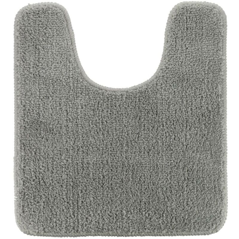 foto del prodotto tappetino igienico in microfibra 45x50 cm con supporto in lattice grigio chiaro tendance