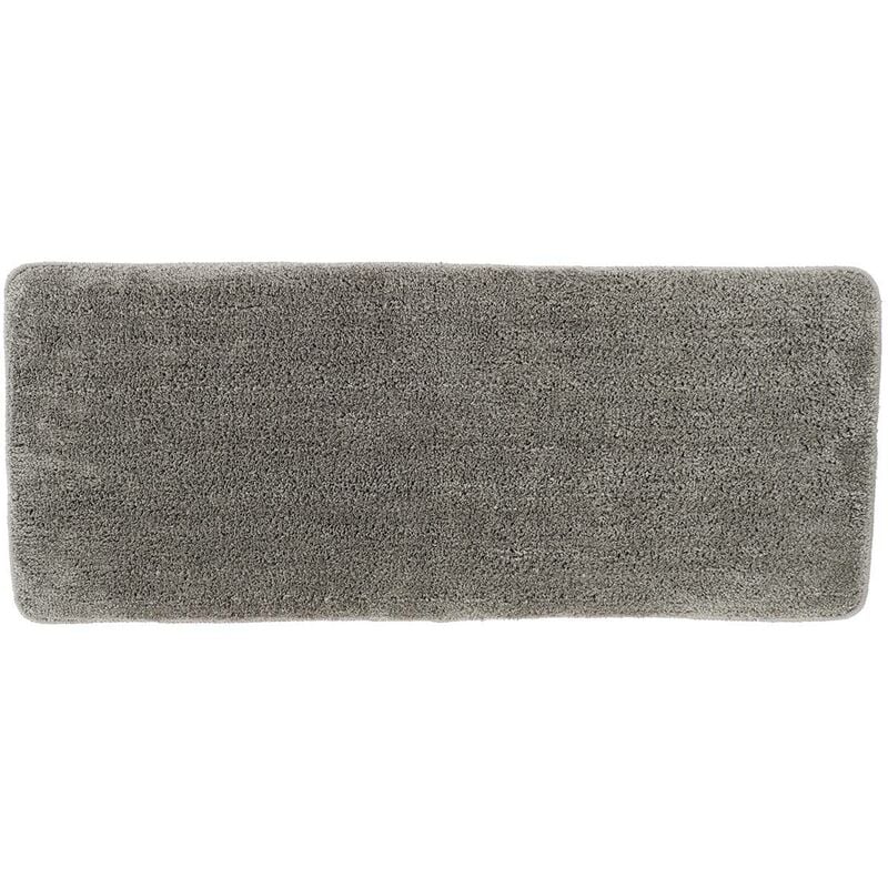 foto del prodotto tappetino in microfibra doppio lavabo 50x120 cm sotto lattice tortora tendance