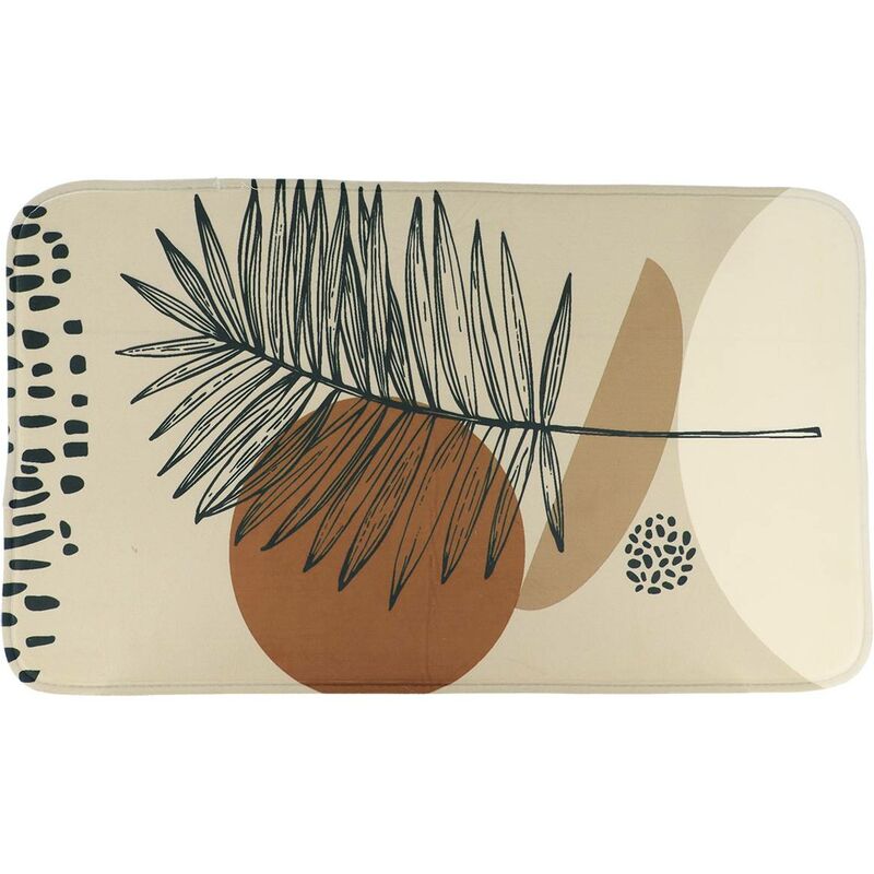 foto del prodotto tappetino in microfibra stampata 45x75cm reconnect tendance