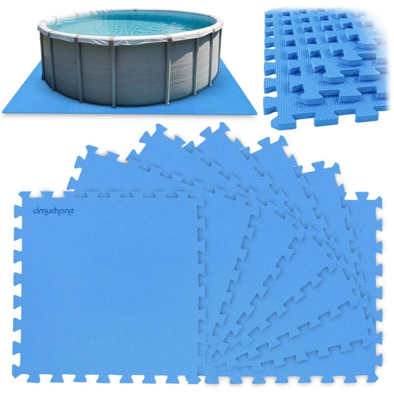 foto del prodotto tappetino in schiuma per piscina puzzle 50 x 50 cm 8 pz