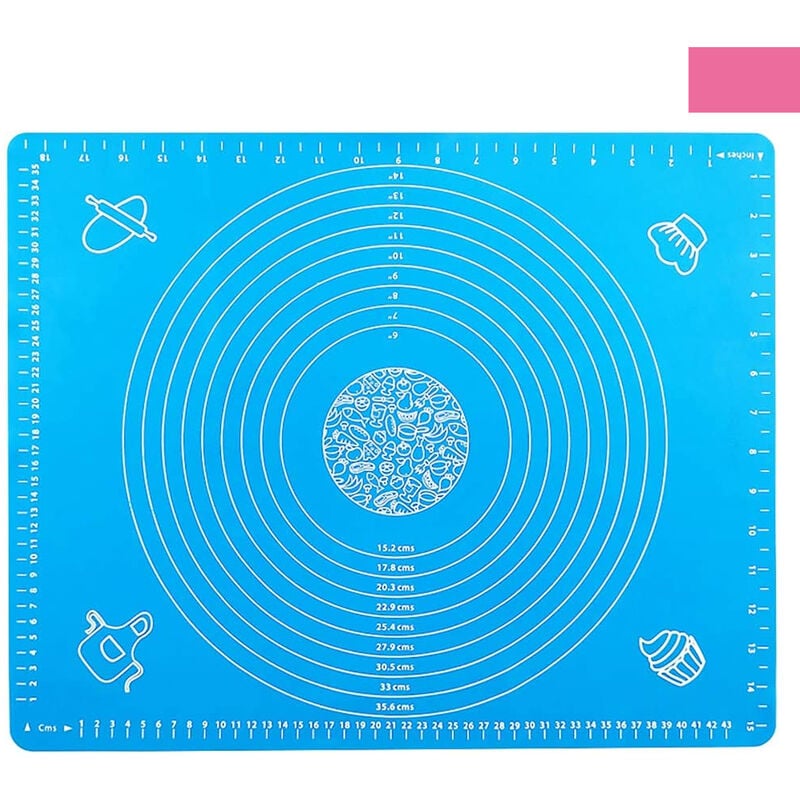 foto del prodotto tappetino in silicone per impastare dolci pasticceria tappeto antiaderente