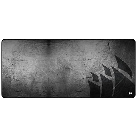 foto del prodotto tappetino mouse extended xl mm350 pro premium spill proof cloth gaming black e grey ch 9413771 ww