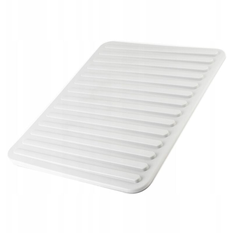 foto del prodotto tappetino per asciugatura in silicone scolapiatti kadax bianco
