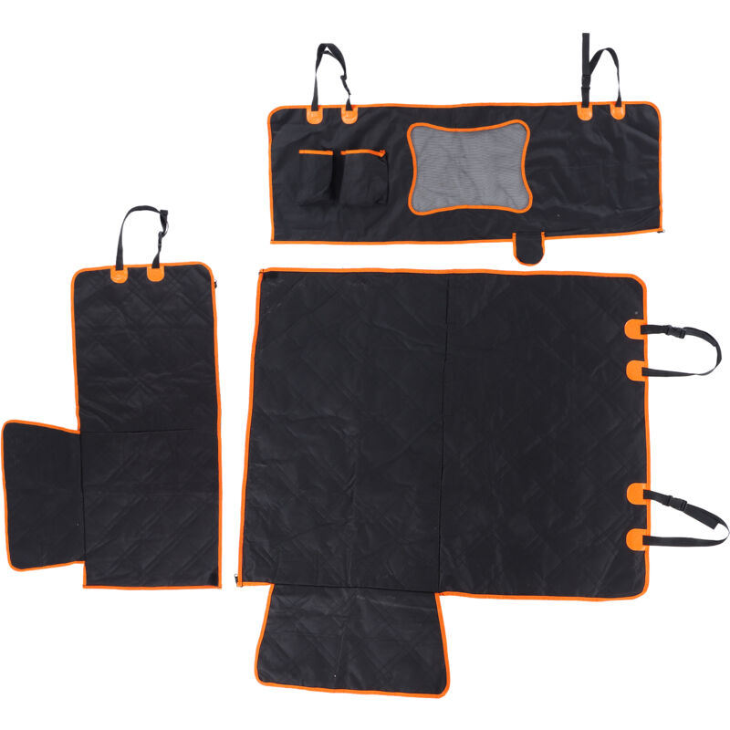foto del prodotto tappetino per auto per animali domestici, impermeabile, antiscivolo, per cani, coprisedile staccabile, adatto per auto, camion e suv eosnow