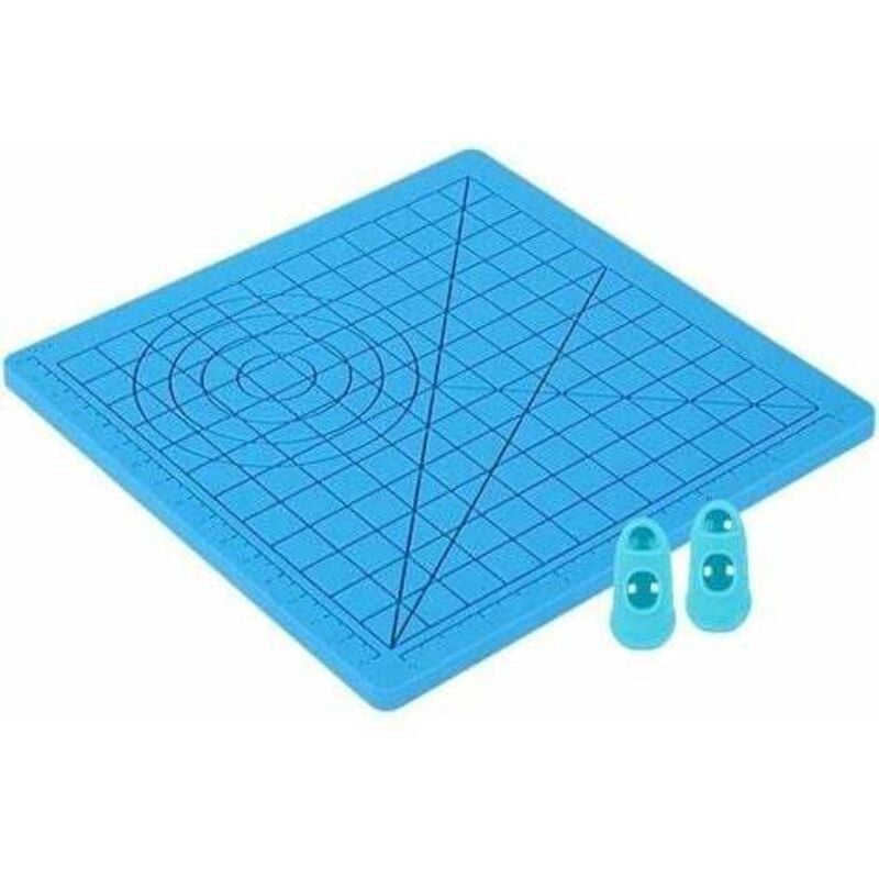 foto del prodotto tappetino per penna 3d lablanc tappetino in silicone per penna 3d con base multiforme e 2 cappucci in silicone per bambini, adulti, principianti,