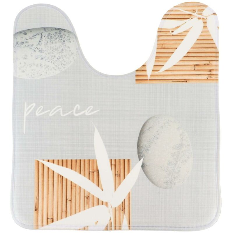 foto del prodotto tappetino per wc in microfibra 45x50 cm spiritualit tendance