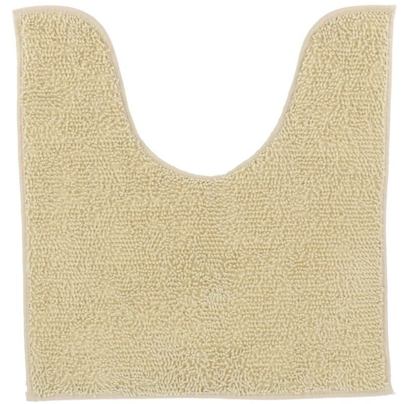 foto del prodotto tappetino per wc in poliestere 45x50 cm beige tendance
