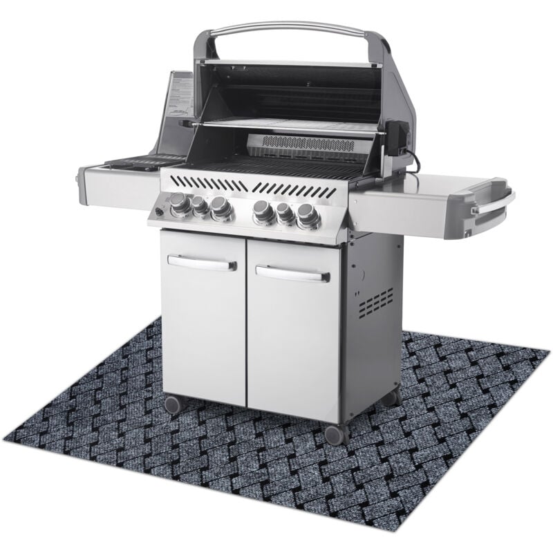 foto del prodotto tappetino protettivo vectra 902 per terrazza, esterno grigio chiaro grey 100x120 cm