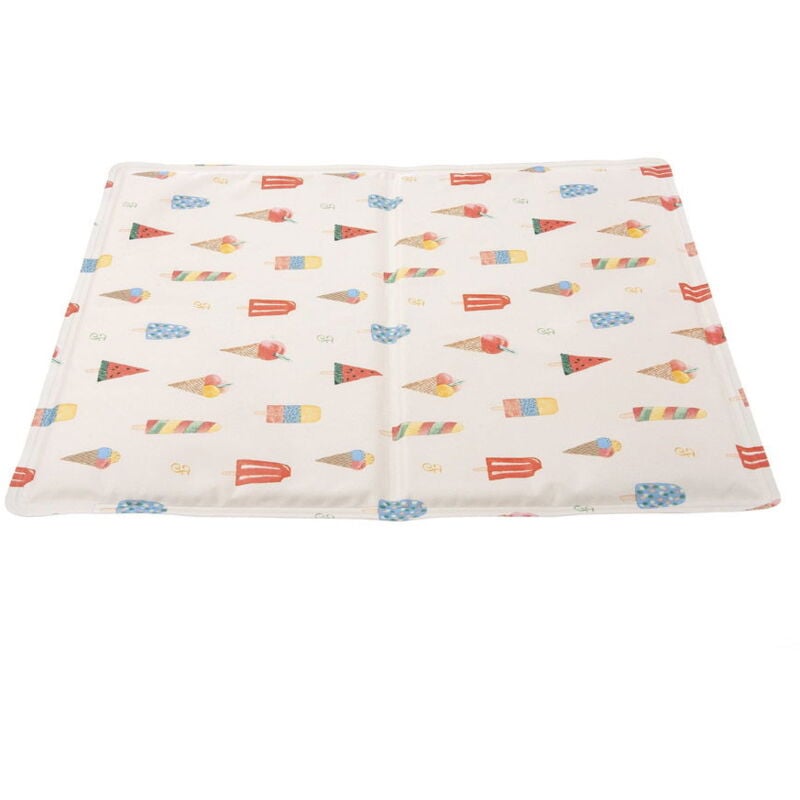 foto del prodotto tappetino refrigerante rettangolare per cani e gatti modello gelatini double face extra large 81x96 cm
