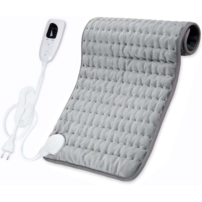 foto del prodotto tappetino riscaldante extra large tecnologia di riscaldamento rapido, tappetino riscaldante elettrico rapido per schiena, collo, spalle tappetino