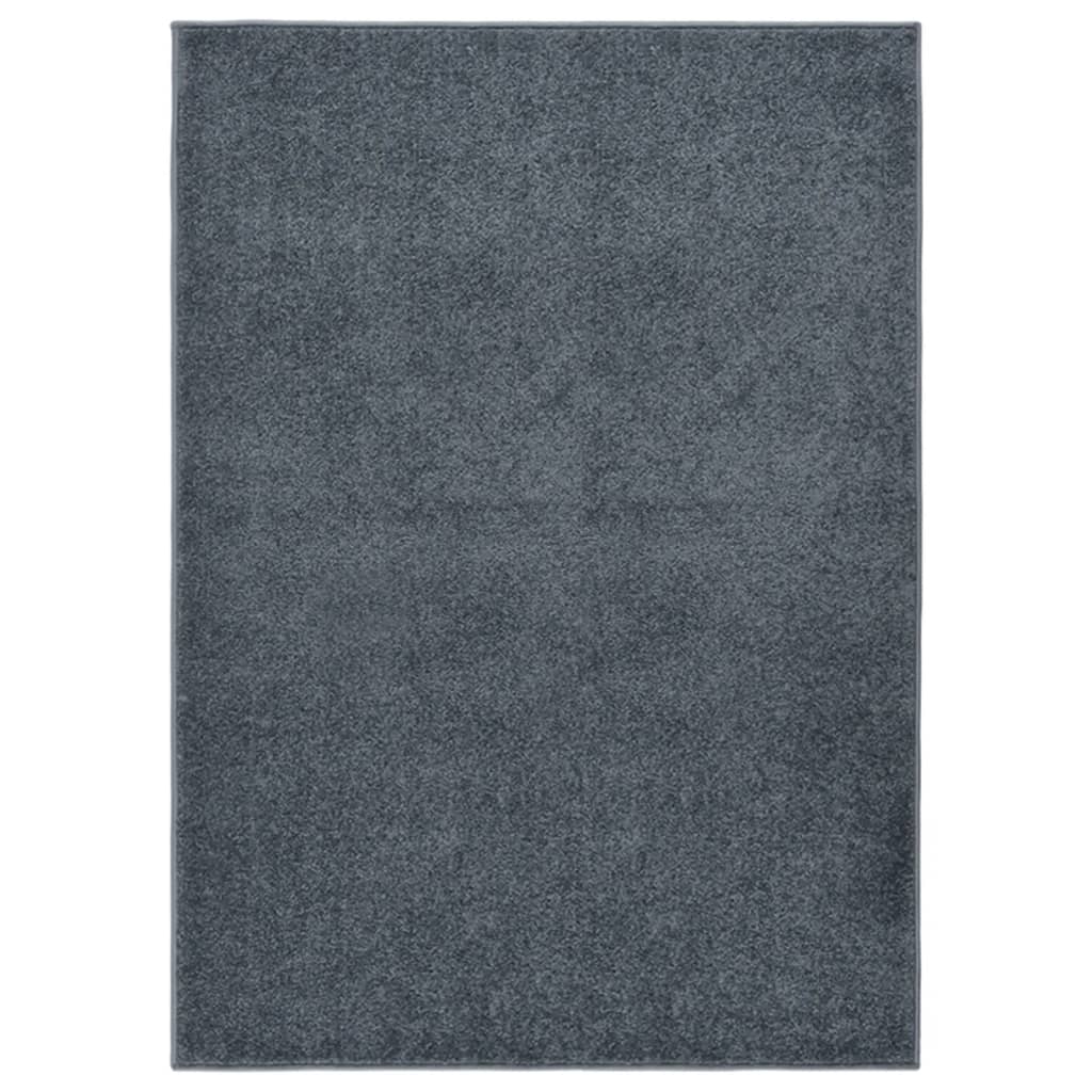 foto del prodotto tappeto a pelo corto 140x200 cm antracite cod mxl 58073