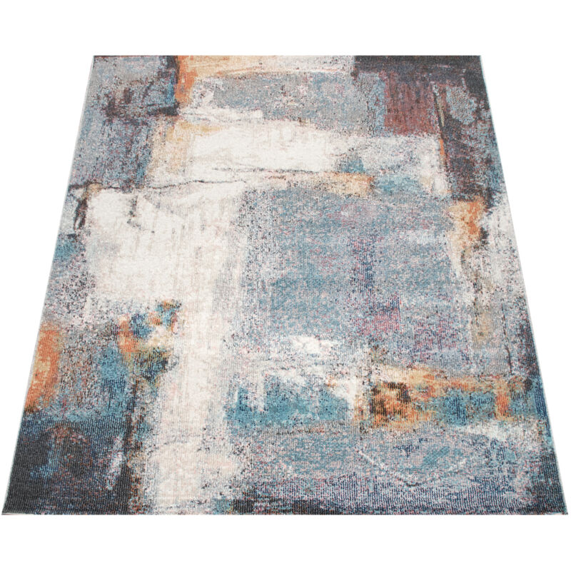 foto del prodotto tappeto a pelo corto per interni ed esterni per il balcone e la terrazza, con used look colorato 60x100 cm paco home