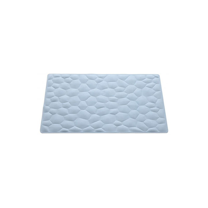 foto del prodotto tappeto antiscivolo diamanti in gomma azzurro 54x54