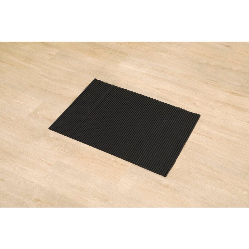 foto del prodotto tappeto antiscivolo in pvc 50x70 cm nero tendance