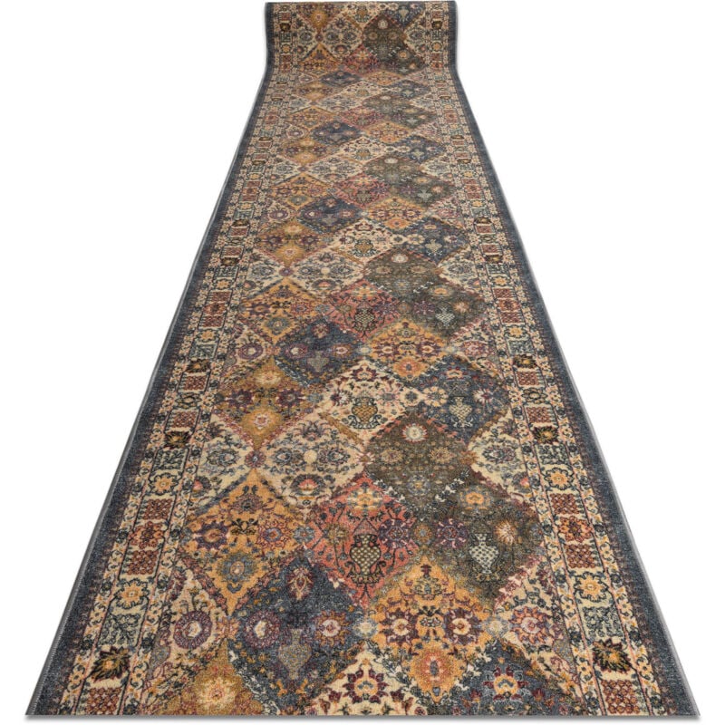 foto del prodotto tappeto antiscivolo modern classic classico beige grigio 19 67cm multicolour 67x260 cm
