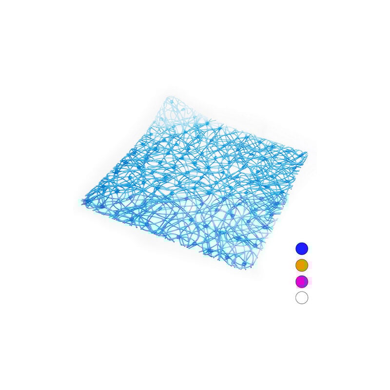 foto del prodotto tappeto antiscivolo per doccia mod. lux cm 52x52 blu dh