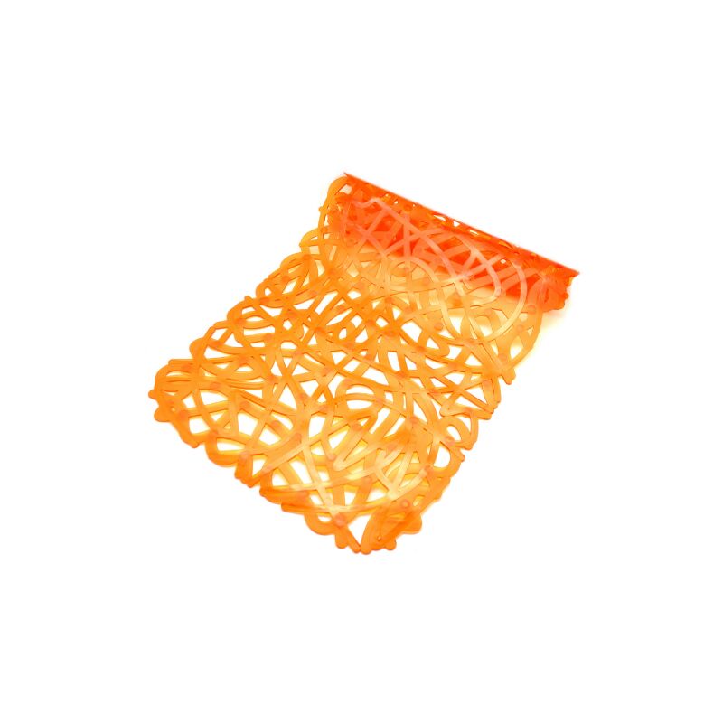 foto del prodotto tappeto antiscivolo per vasca mod. mix in pvc 72 x 36 cm arancione con ventose di sicurezza tappetino bagno doccia arancione 72x36 cm