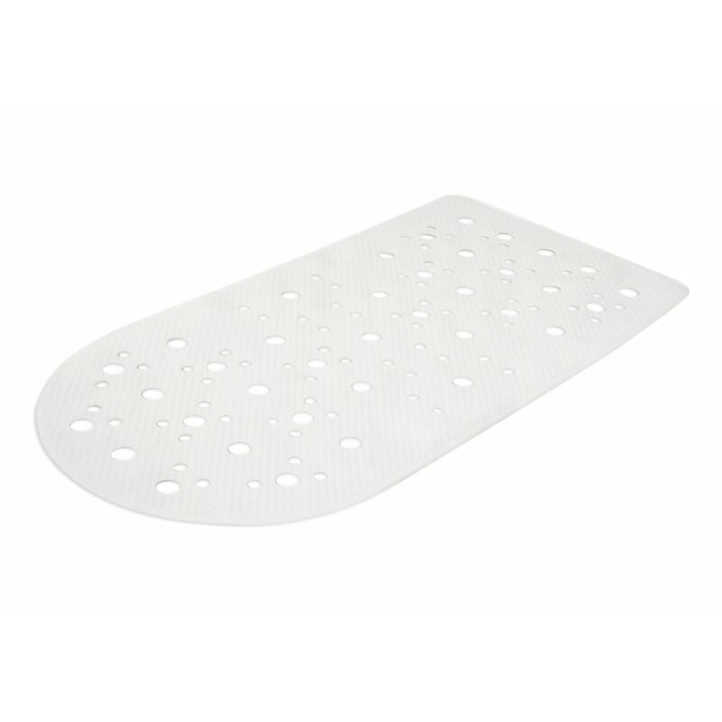 foto del prodotto tappeto antiscivolo vasca bianco in pvc atossico mod. geco metaform