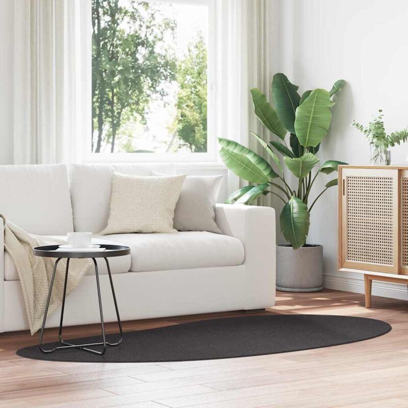 foto del prodotto tappeto antracite 100 x 200 cm 100 poliestere vidaxl