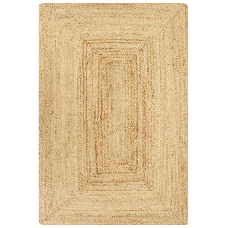 foto del prodotto tappeto artigianale in juta naturale 120x180 cm vidaxl