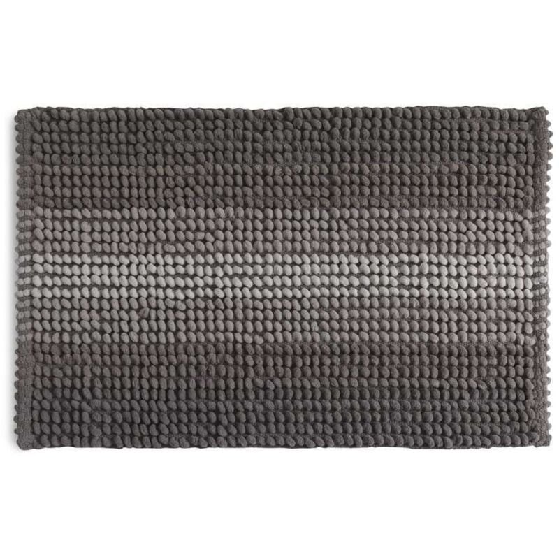 foto del prodotto tappeto bagno bubble antiscivolo tortora 50x80 cm morbido e lavabile