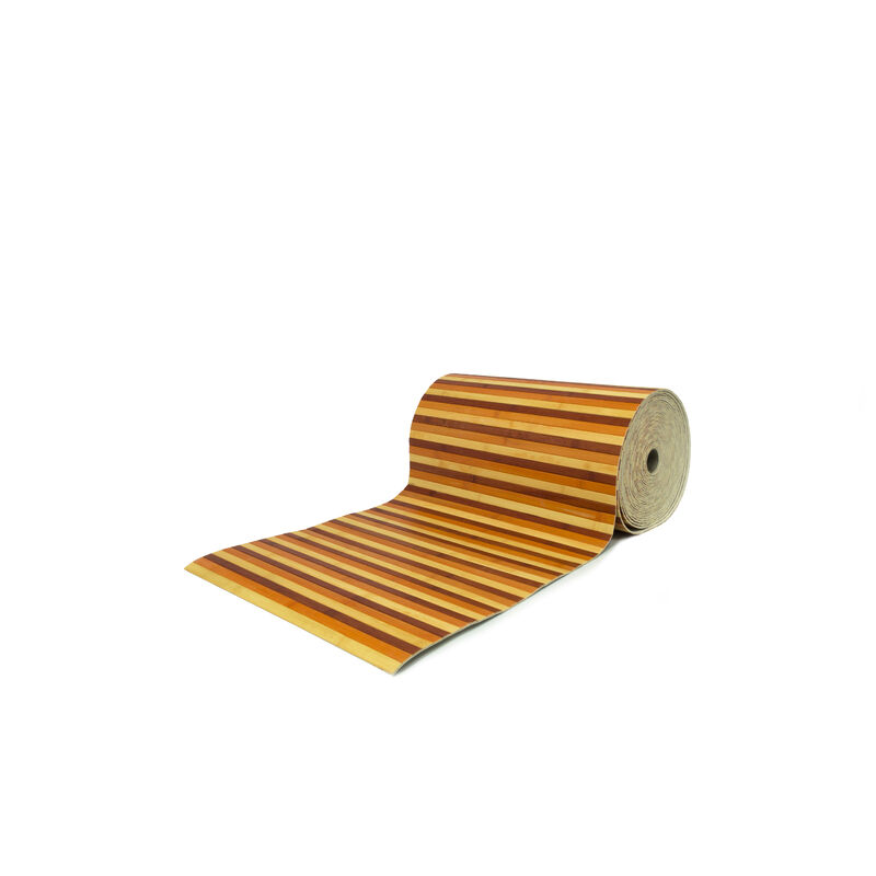 foto del prodotto tappeto bamboo passatoia antiscivolo degrad colore arancio, misura50x50colorearancio