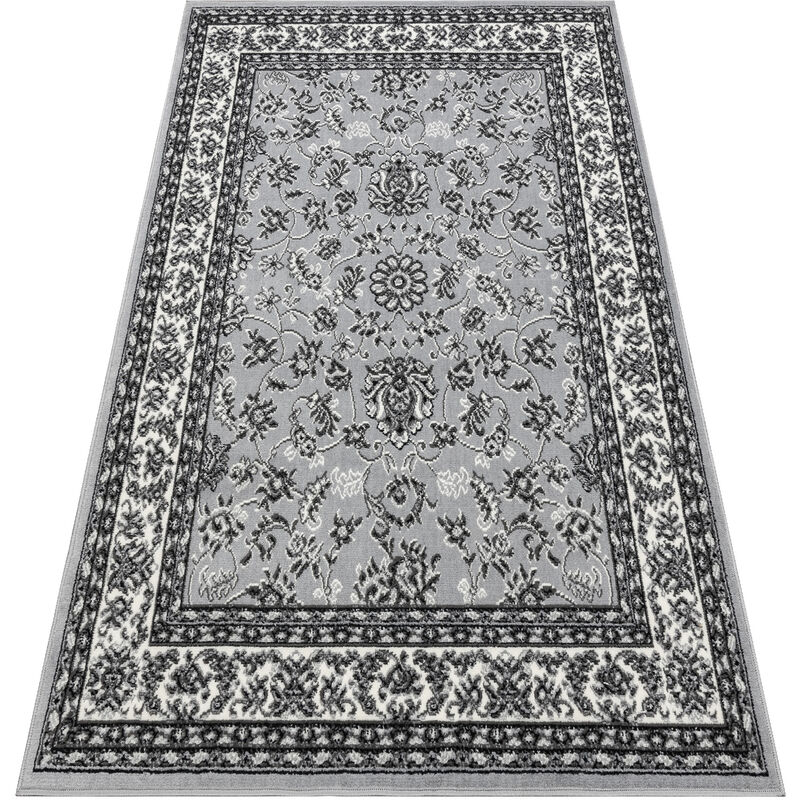 foto del prodotto tappeto bcf morad klasyk classico grigio grey 140x200 cm