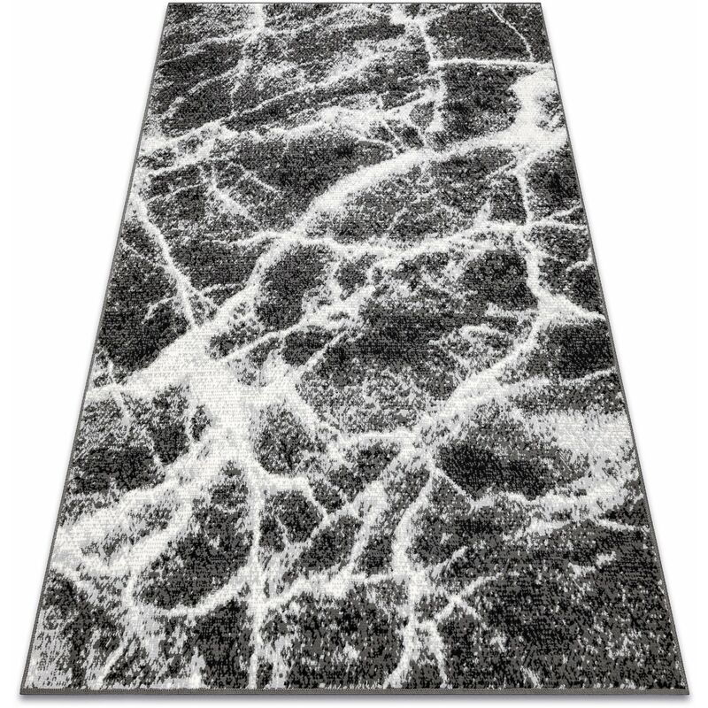 foto del prodotto tappeto bcf morad marmur marmo - antracite / nero grey 240x340 cm