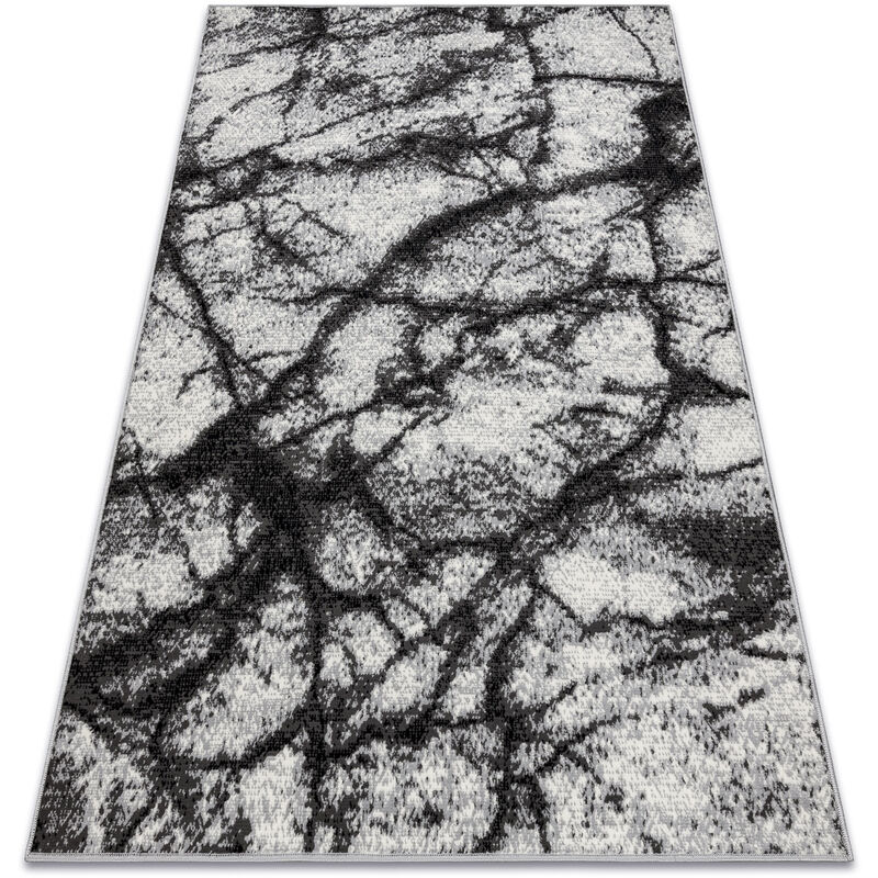 foto del prodotto tappeto bcf morad marmur marmo grigio grey 60x110 cm