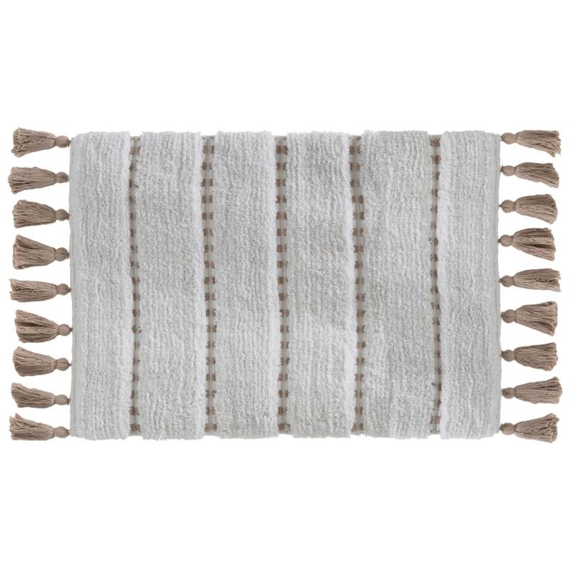 foto del prodotto tappeto bianco taupe 50x75cm 5five