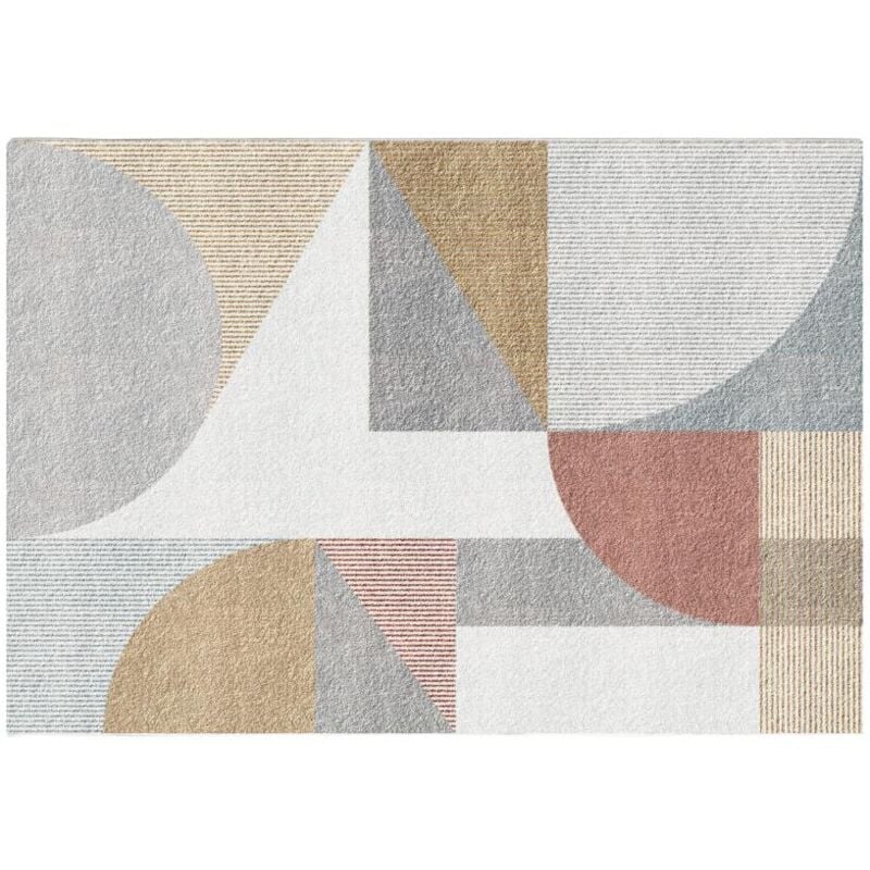 foto del prodotto tappeto con motivi astratti 160 x 230 cm multicolore di design orion
