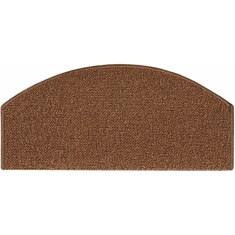 foto del prodotto tappeto copri gradini salva scalino scala adesivo antiscivolo 100 made in italy marrone