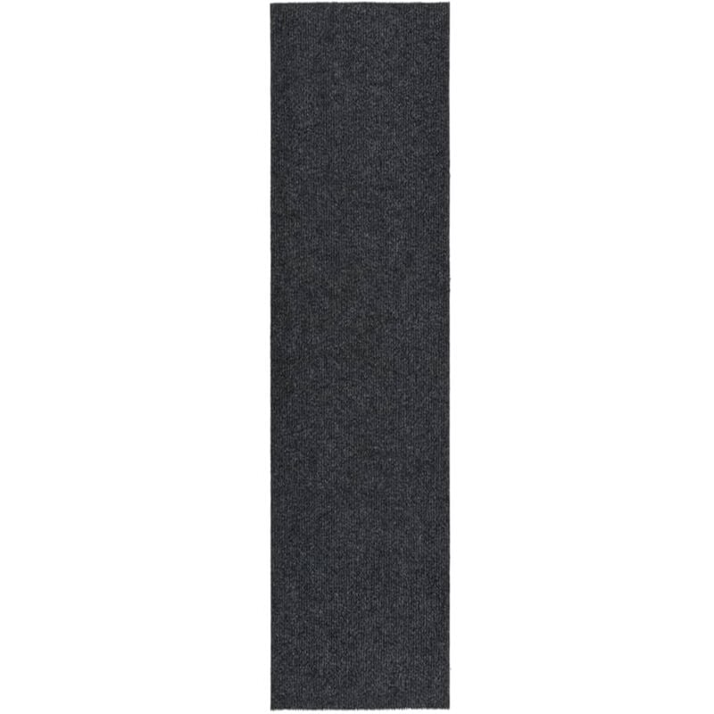 foto del prodotto tappeto corsia acchiappa polvere 100x400 cm antracite vidaxl