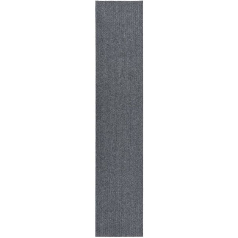 foto del prodotto tappeto corsia acchiappa polvere 100x500 cm grigio vidaxl
