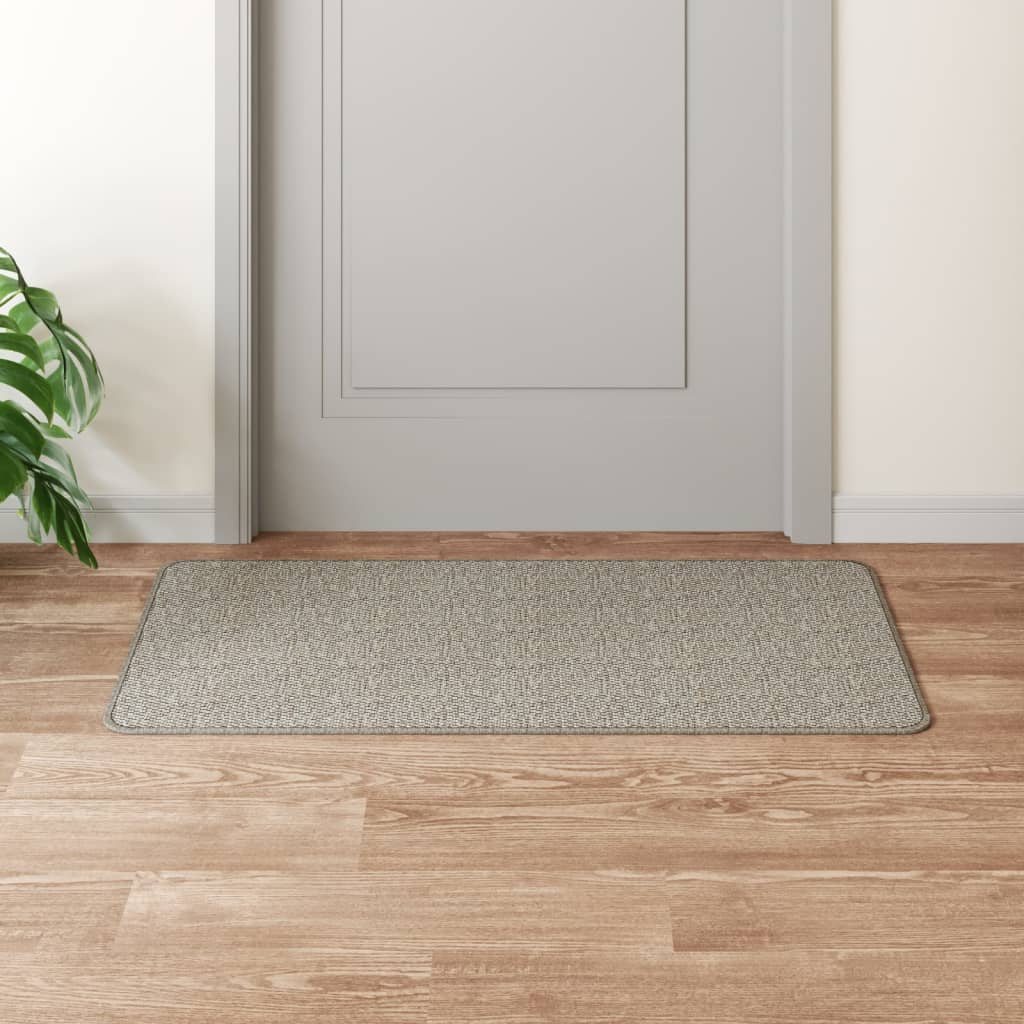 foto del prodotto tappeto corsia aspetto sisal tortora 50x100 cmcod mxl 71595