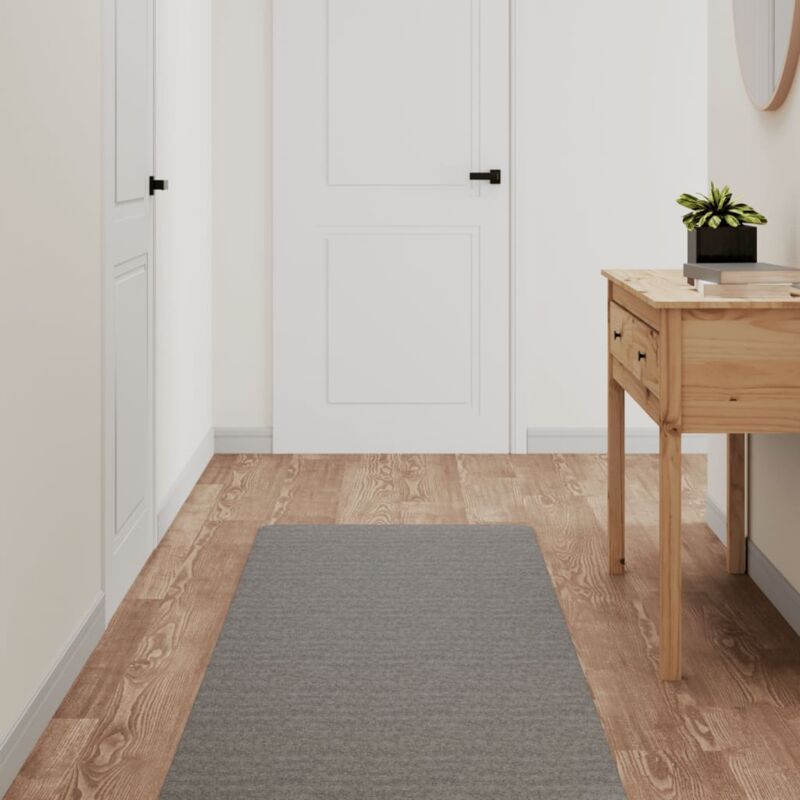 foto del prodotto tappeto corsia grigio 60x180 cm vidaxl