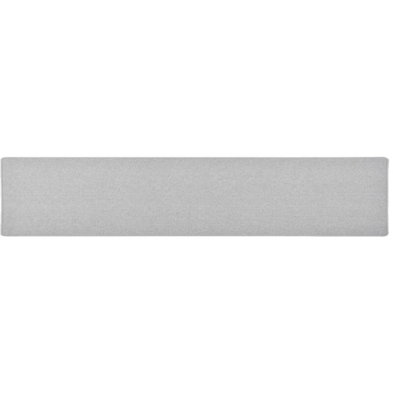 foto del prodotto tappeto corsia grigio chiaro 50x250 cm vidaxl