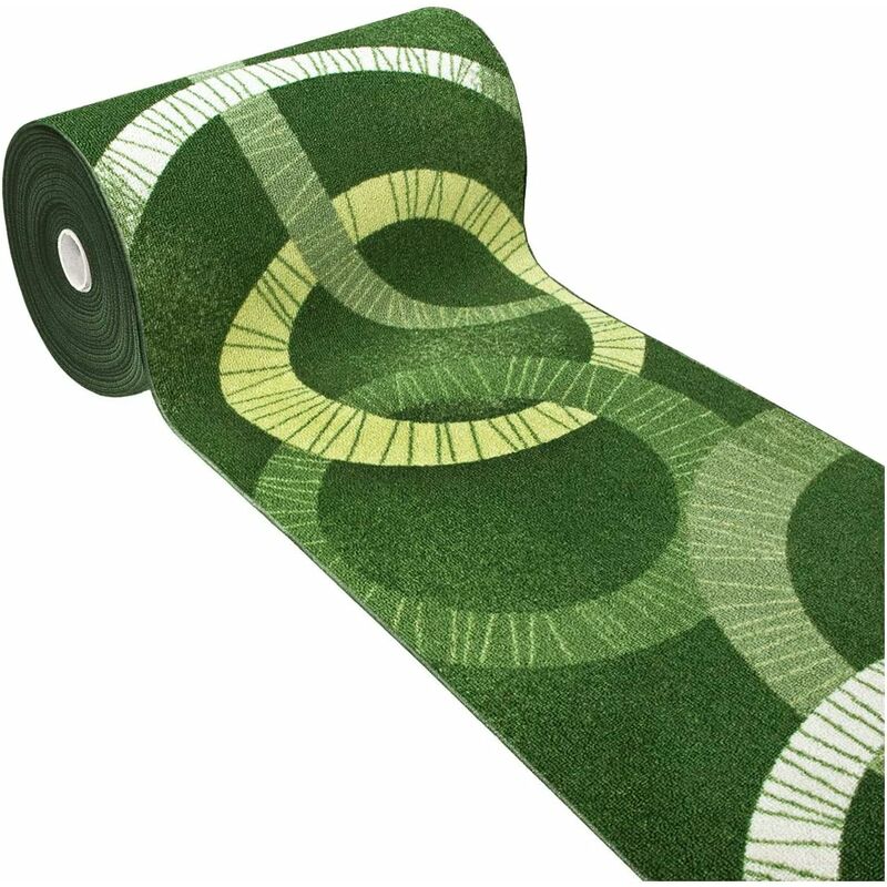 foto del prodotto tappeto cucina antiscivolo moderno multiuso camera corridoio 100 made in italy verde 57x40 cm