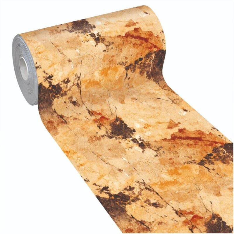 foto del prodotto tappeto cucina gomma morbida passatoia marmo venato pietra corsia antimacchia antisfilo 51x80 cm